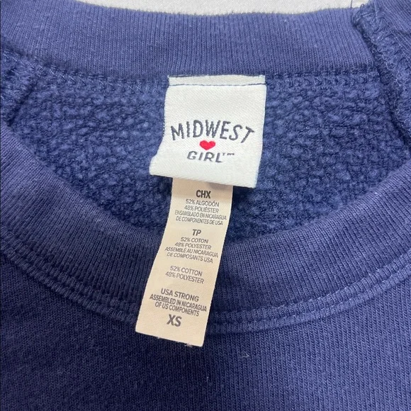 Midwest girl crewneck sweatshirt size XS - Picture 2 of 7